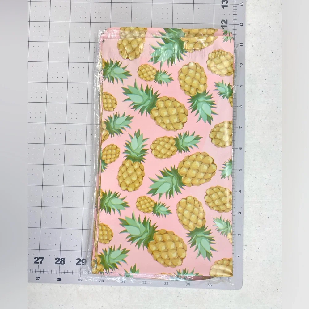 Pineapple Poly Mailers 24 large + 12 small Shipping Mail Shop Cute Tropical Fun